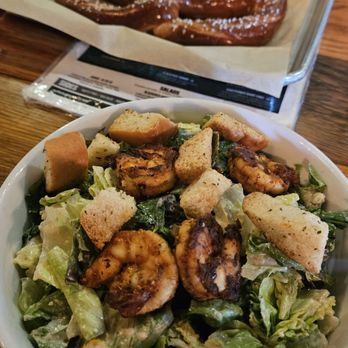 Coppertail Brewing Co - Blackened shrimp caesar + pretzel and cheese - Bars Near Me - Tampa, Florida Coppertail Brewing Co - Blackened shrimp caesar + pretzel and cheese - Bars Near Me - Tampa, Florida