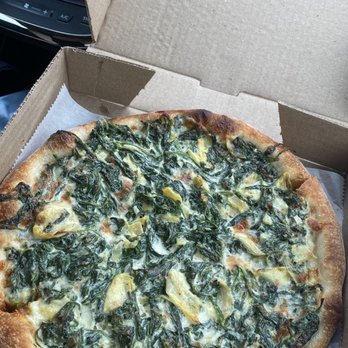 Mikes Pizza - Spinach Artichoke Pizza - Pizza Near Me - Amityville, New York