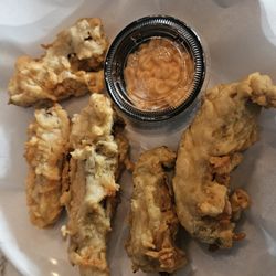 Birdie's Dinner & Dessert - Portobello Mushrooms with gochujang aioli