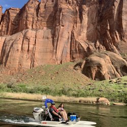 Glen Canyon Excursions - CragiCat - Driving on Colorado River