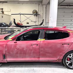 Caliber Collision - Sanding and prep for paint