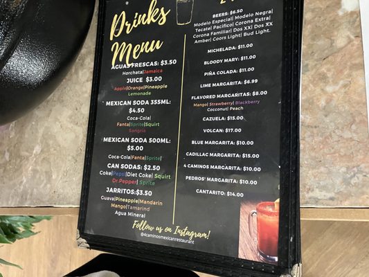 Menu photo 5 4 Caminos Vancouver, WA