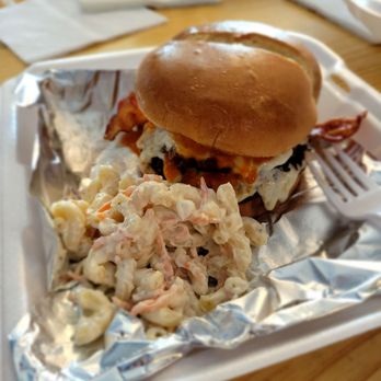 Big Kahuna - Big kahuna burger with macaroni salad - Burgers Near Me - Lexington, Kentucky