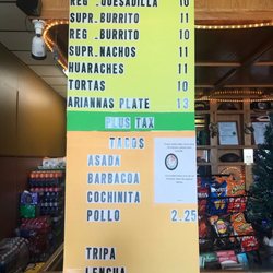 El Paisano Restaurant - Menu - Dec 2021