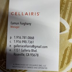Cellairis - Business card