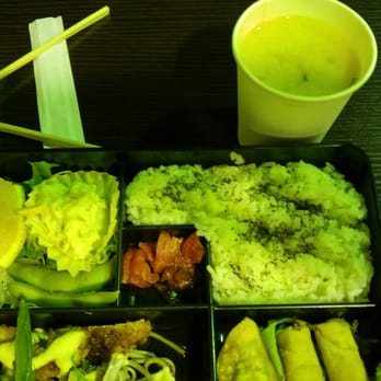 Mr Fusion - Terrible lighting but so yummy! Bento box $14.50 - Japanese Near Me - Melbourne, VIC Mr Fusion - Terrible lighting but so yummy! Bento box $14.50 - Japanese Near Me - Melbourne, VIC