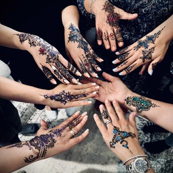 MakeupStarStudio - Everyone was really happy with how their henna turned out. Thanks Geet! - Makeup Artists Near Me - San Jose, California