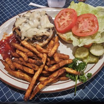 Granny's Pantry - My mushroom Swiss burger in my second visit. Yummy! - Breakfast & Brunch Near Me - Atwater, California Granny's Pantry - My mushroom Swiss burger in my second visit. Yummy! - Breakfast & Brunch Near Me - Atwater, California