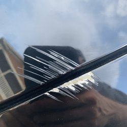 Fins Car Wash - Scratched up the hood of my car