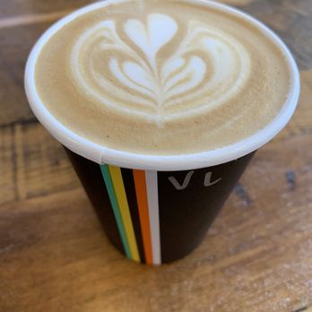Handlebar Coffee Roasters - Vanilla Latte (8 oz - $5.75) - Coffee Roasteries Near Me - Santa Barbara, California Handlebar Coffee Roasters - Vanilla Latte (8 oz - $5.75) - Coffee Roasteries Near Me - Santa Barbara, California