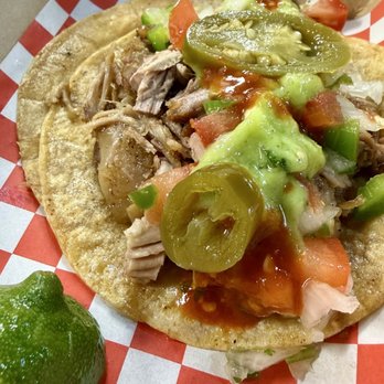 Taco House Pork Carnitas - Amazing taco maciza which means "meat" and it's a combo of traditional seasoned meats. - Mexican Near Me - Toronto, Ontario Taco House Pork Carnitas - Amazing taco maciza which means "meat" and it's a combo of traditional seasoned meats. - Mexican Near Me - Toronto, Ontario