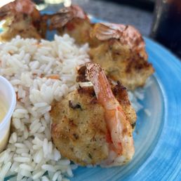 Crab-stuffed shrimp