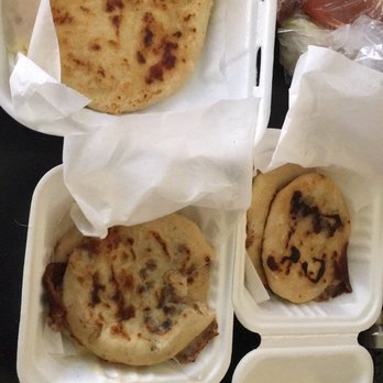 La Ceiba Restaurant - Cheese, Pork and Cheese, Bean and Cheese and all three mixed. Larger one is shrimp - Mexican Near Me - Long Beach, California La Ceiba Restaurant - Cheese, Pork and Cheese, Bean and Cheese and all three mixed. Larger one is shrimp - Mexican Near Me - Long Beach, California