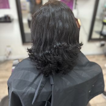 Shova Beauty Salon - Customer looking beautiful after the haircut - Hair Salons Near Me - Newark, California Shova Beauty Salon - Customer looking beautiful after the haircut - Hair Salons Near Me - Newark, California