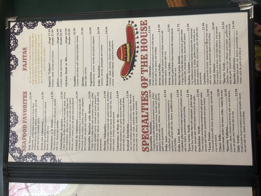 Menu photo 8 La Leona Mexican Restaurant Winnebago, IL