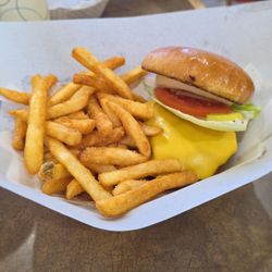 Carl's Ice Cream Factory - Double cheeseburger