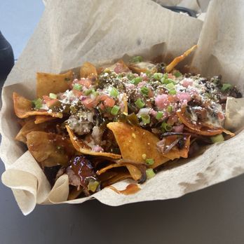 The QueBicle - Brisket nachos - Burgers Near Me - Homewood, Alabama The QueBicle - Brisket nachos - Burgers Near Me - Homewood, Alabama