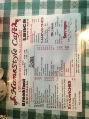 Menu photo 3 Homestyle Cafe Chicopee, MA