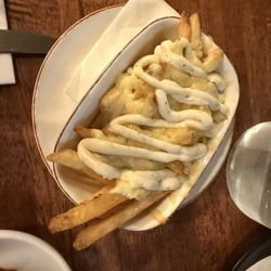Coqbull - Fries w/ cheese and garlic
