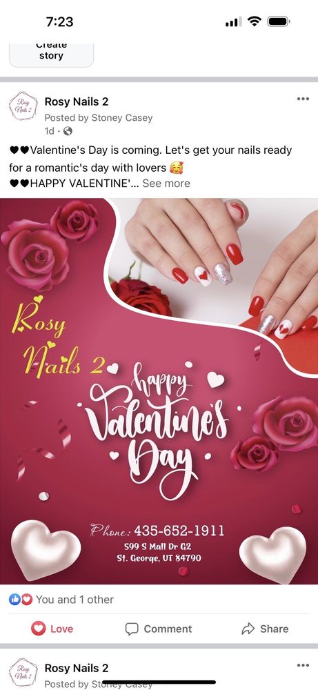 Rosy Nails Spa 2 Logo