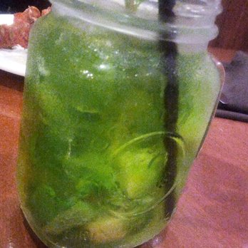 Cuba Lives Restaurant - Watermelon mojito,  made with watermelon schnapps and not real watermelon but still tasty.  Definitely a sneaky drink. - Salad Near Me - Hialeah, Florida