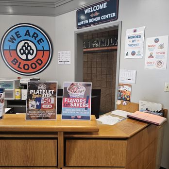 We Are Blood - Registration desk - Blood & Plasma Donation Centers Near Me - Austin, Texas We Are Blood - Registration desk - Blood & Plasma Donation Centers Near Me - Austin, Texas