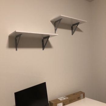 Jb's Home Improvements - These are our cheap shelves -- Jeff made them secure and improved their quality with his screws - Handyman Near Me