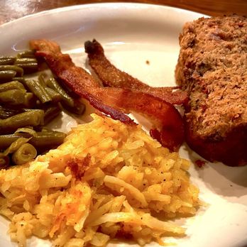 Cracker Barrel Old Country Store - Meatloaf with bean beans and Hashbrown Casserole. Zero star hot mess. Avoid. - American Near Me - Omaha, Nebraska Cracker Barrel Old Country Store - Meatloaf with bean beans and Hashbrown Casserole. Zero star hot mess. Avoid. - American Near Me - Omaha, Nebraska