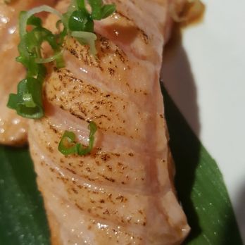 Crazy Rock'N Sushi - Seared Salmon with a hint of lemon so bomb - Sushi Bars Near Me - Stanton, California