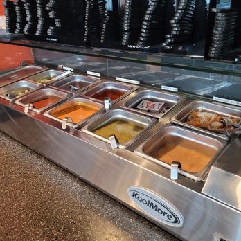 Loco Fresh Mexican - Hot sauce station - Tacos Near Me - Whitestown, Indiana