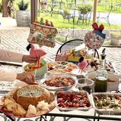 Serpent Ridge Vineyard - Our celebratory food feast