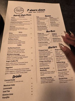 Menu photo 3 7 Doors Down Bloomfield, NJ