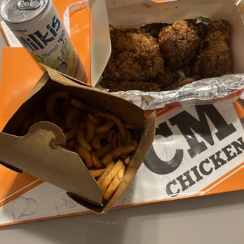 CM Chicken - Curly fries, garlic soy tikku - Korean Near Me - Montclair, New Jersey
