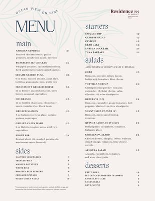 Menu photo 3 Ocean View on Nine Sunny Isles Beach, FL