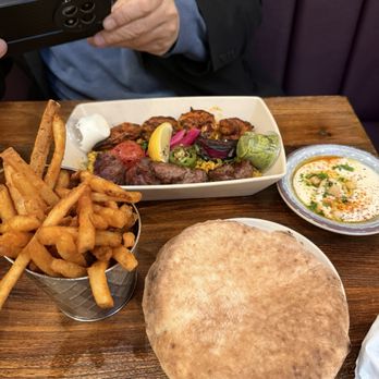 MAZRA - double kebab plate - Mediterranean Near Me - Redwood City, California MAZRA - double kebab plate - Mediterranean Near Me - Redwood City, California