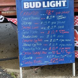 Billy's Crawfish - Menu