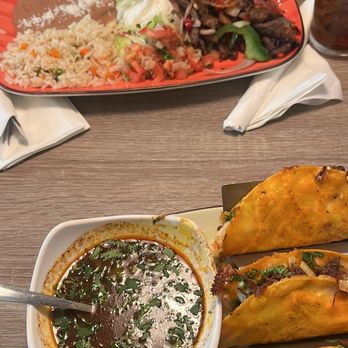 Mrs. Taco - Birria Taco combo  Bistec a la Mexicana - Latin American Near Me - Andover, Minnesota