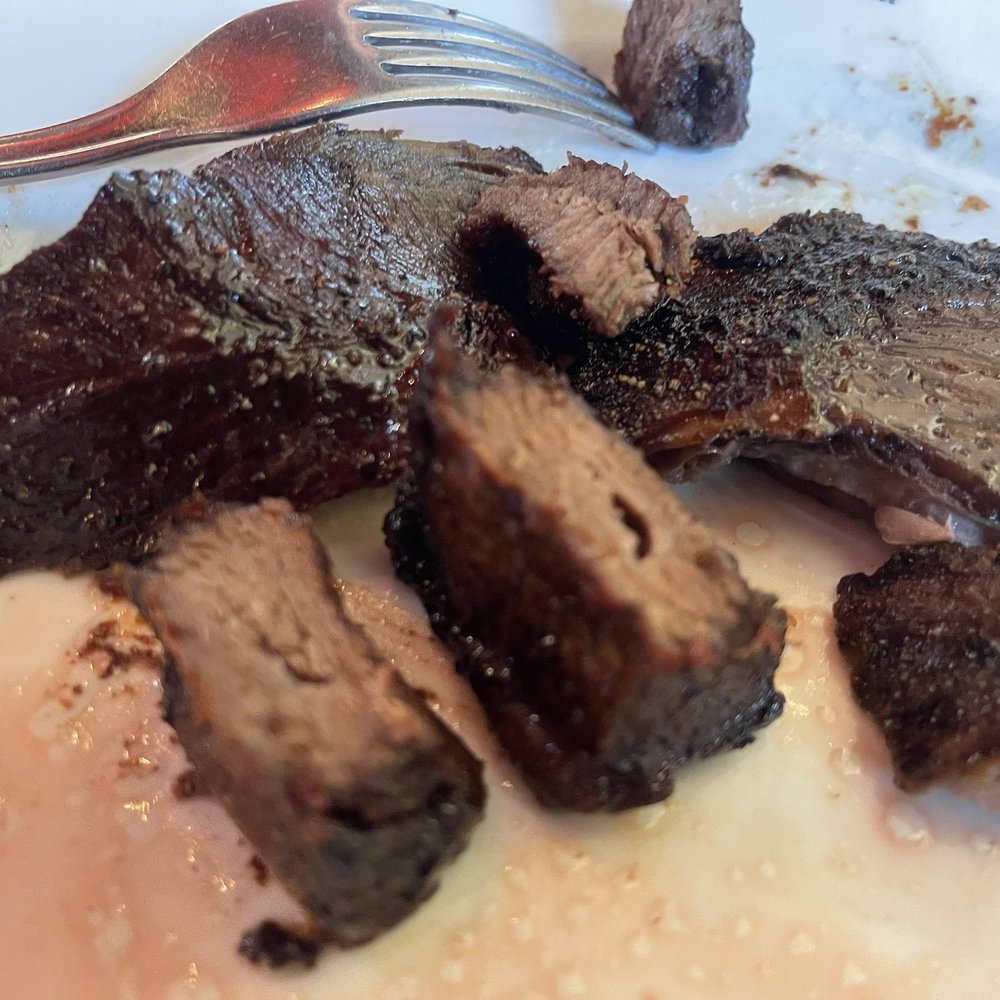Texas de Brazil - Assortment of beef jerky.... may need some water just by looking at this picture. - Steakhouses Near Me - Memphis, Tennessee Texas de Brazil - Assortment of beef jerky.... may need some water just by looking at this picture. - Steakhouses Near Me - Memphis, Tennessee