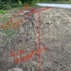 Fresh Cuts Lawn Care and Landscaping - Removed a railroad tie that we wanted to keep that separated old garden from service drive. Also, never graded old garden.