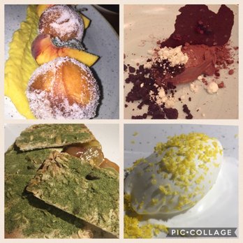 Kali Steak  - All our desserts! Buttermilk Donuts, meringue gelato, fermented grapes, and chocolate Cremeux - Steakhouses Near Me - Los Angeles, California