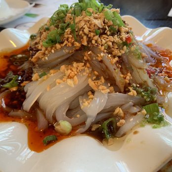 Szechwan Kitchen - Spicy Potato Starch - cold dish - Asian Fusion Near Me - Covina, California Szechwan Kitchen - Spicy Potato Starch - cold dish - Asian Fusion Near Me - Covina, California