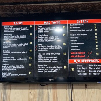 Tacos Fuego - Menu - Tacos Near Me - Pueblo, Colorado Tacos Fuego - Menu - Tacos Near Me - Pueblo, Colorado