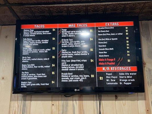 Tacos Fuego by null