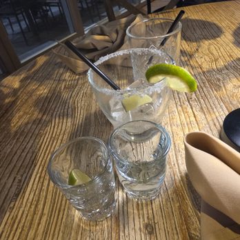 Luna Roja - The empty alcohol shot glasses. - Breakfast & Brunch Near Me - Dallas, Texas Luna Roja - The empty alcohol shot glasses. - Breakfast & Brunch Near Me - Dallas, Texas