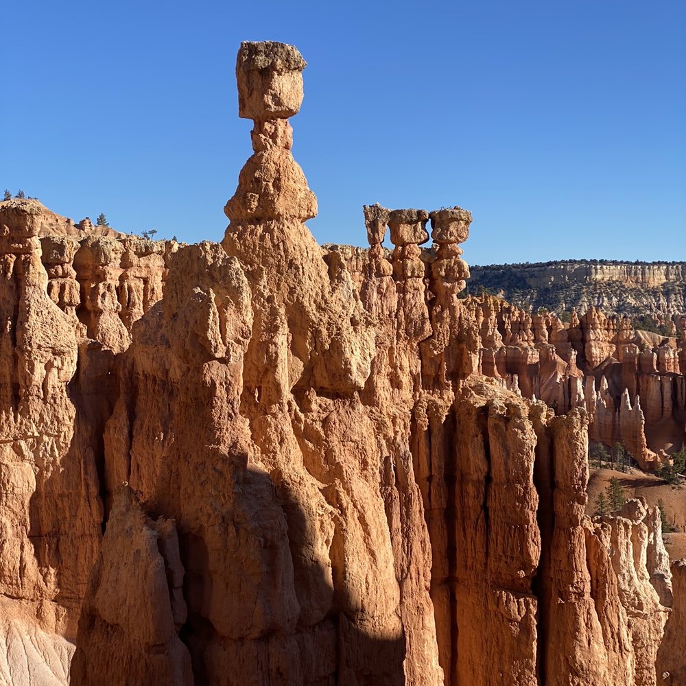 Thor’s Hammer - Thor's Hammer from the Two Bridges trail (looking back up) - Hiking Near Me - Bryce, Utah
