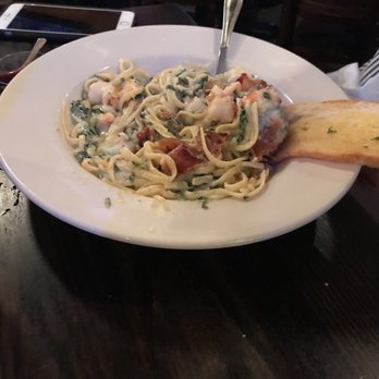 Cypress Grill - Shrimp Shrimp Pasta Rockefeller - American Near Me - Austin, Texas Cypress Grill - Shrimp Shrimp Pasta Rockefeller - American Near Me - Austin, Texas