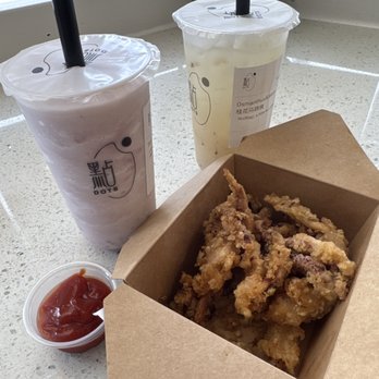 Dots Boba - Taro Sago, Calamari Tentacles, Osmanthus&Water chestnut - Bubble Tea Near Me - San Francisco, California