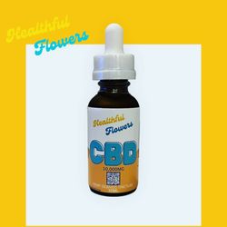 Healthful Flowers - 10,000mg Full-Spectrum CBD Tincture Oil. The strongest CBD oil on the market for all your CBD health needs.