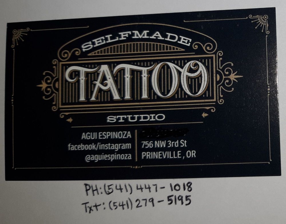 SELF MADE TATTOO STUDIO Updated August 2024 756 NW 3rd St