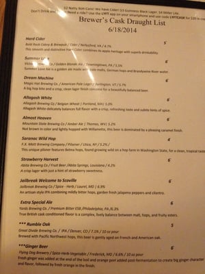Menu photo 5 Brewer's Cask Baltimore, MD Menu photo 5 Brewer's Cask Baltimore, MD